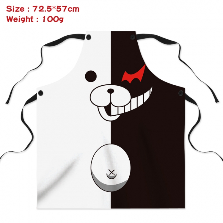 Dangan-Ronpa  Anime Creative Digital Printing Apron 72.5x57cm