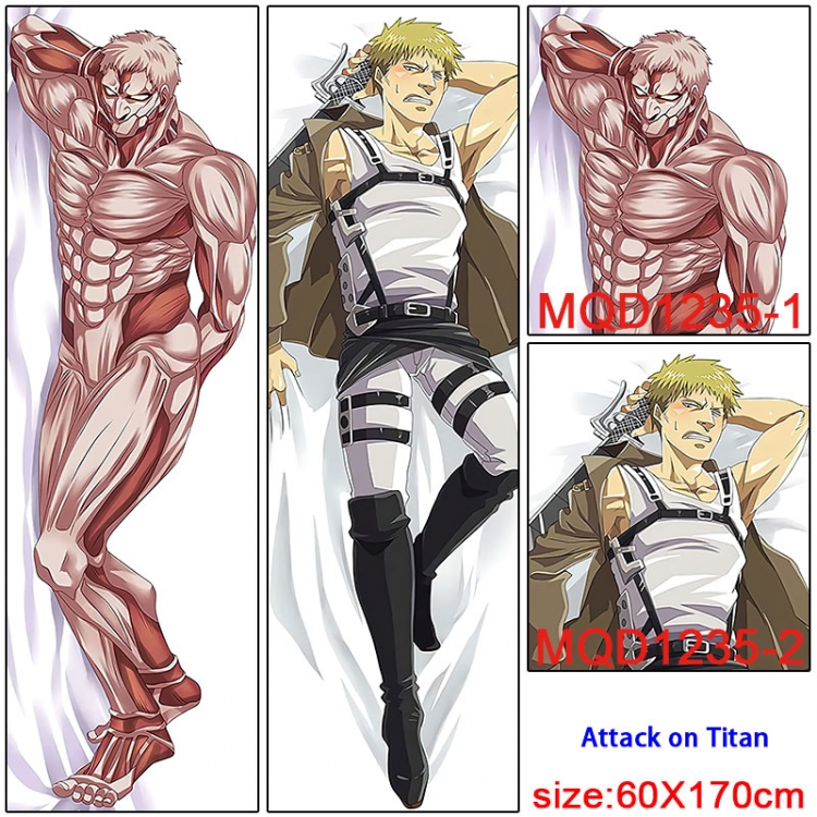 Shingeki no Kyojin  Anime body pillow cushion  50X150CM NO FILLING MQD-1235-3