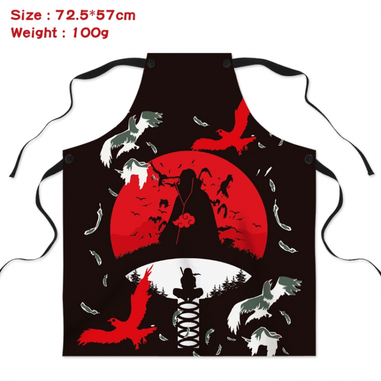 Naruto Anime Creative Digital Printing Apron 72.5x57cm