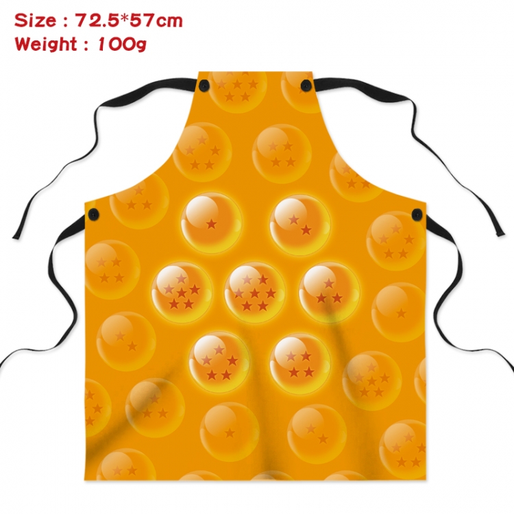 DRAGON BALL Anime Creative Digital Printing Apron 72.5x57cm