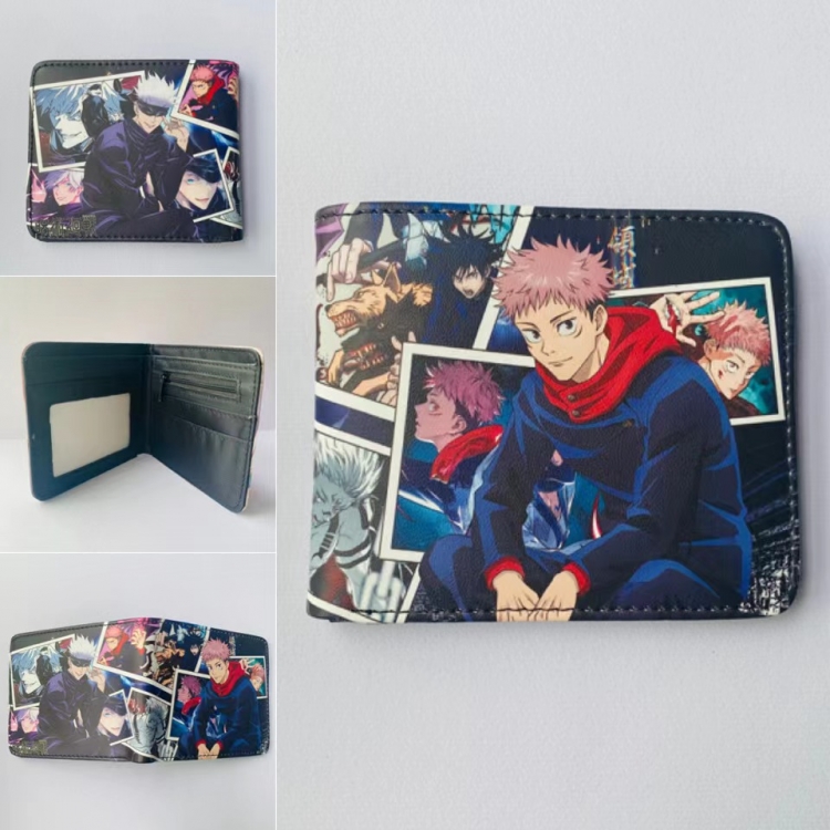 Jujutsu Kaisen   Full color  Two fold short card case wallet 11X9.5CM