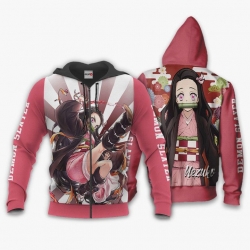 Demon Slayer Kimets Hooded zip...