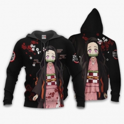 Demon Slayer Kimets Hooded zip...