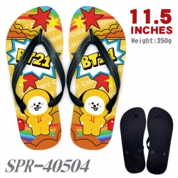 BTS Thickened rubber flip-flop...