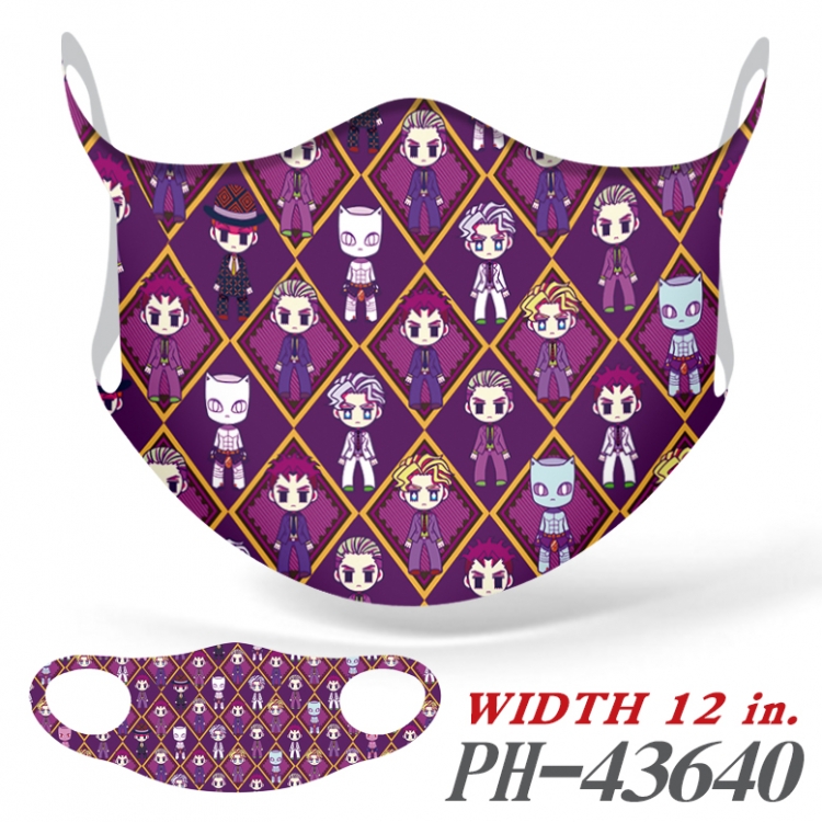 JoJos Bizarre Adventure Anime full color ice silk seamless mask price for 5 pcs PH-43640A