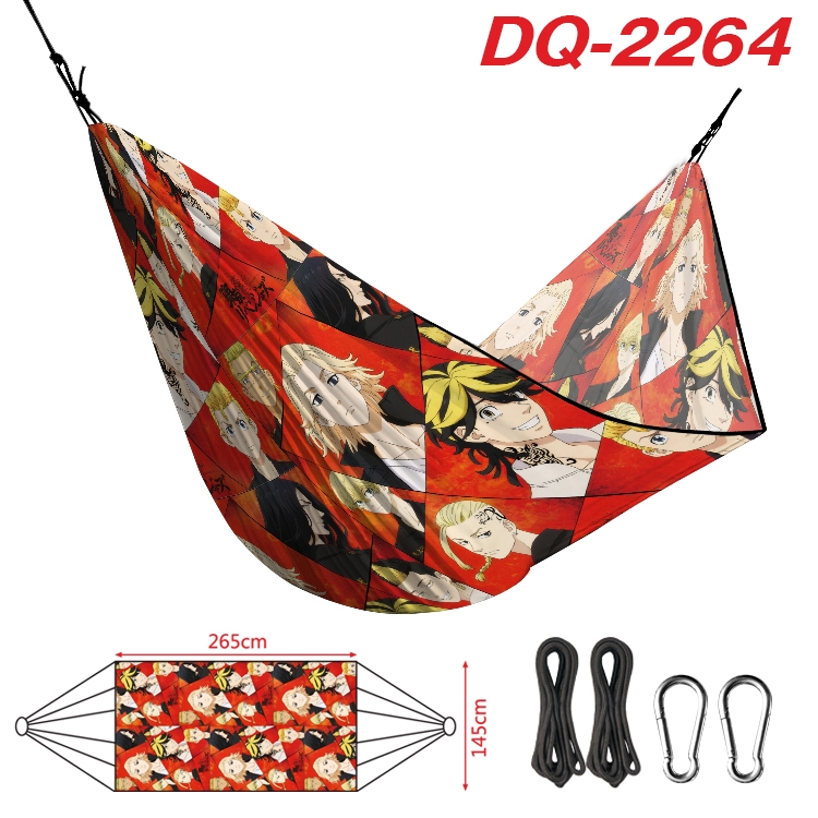 Tokyo Revengers  Outdoor full color watermark printing hammock 265x145cm DQ-2264