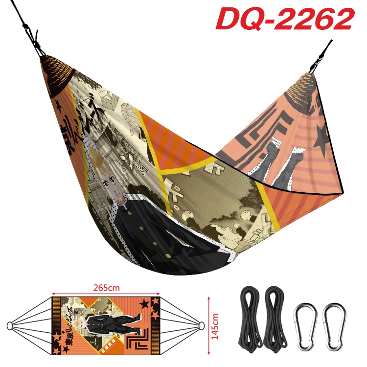 Tokyo Revengers  Outdoor full color watermark printing hammock 265x145cm DQ-2262