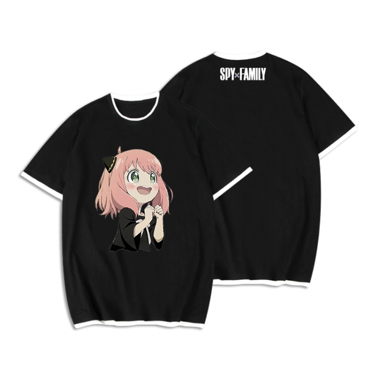 SPY×FAMILY Anime peripheral fake two short-sleeved T-shirts from M to 3XL