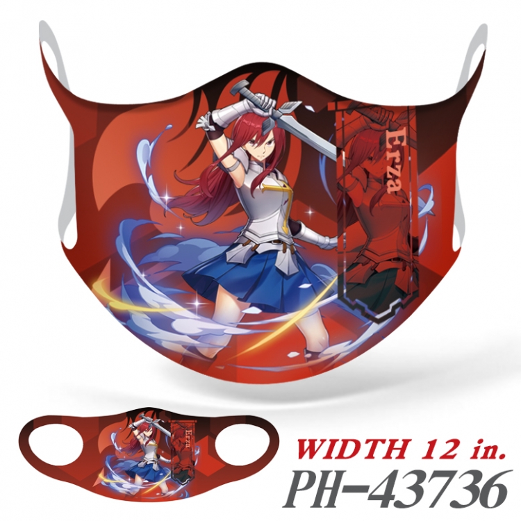 Fairy tail  Full color Ice silk seamless Mask  price for 5 pcs PH-43736A