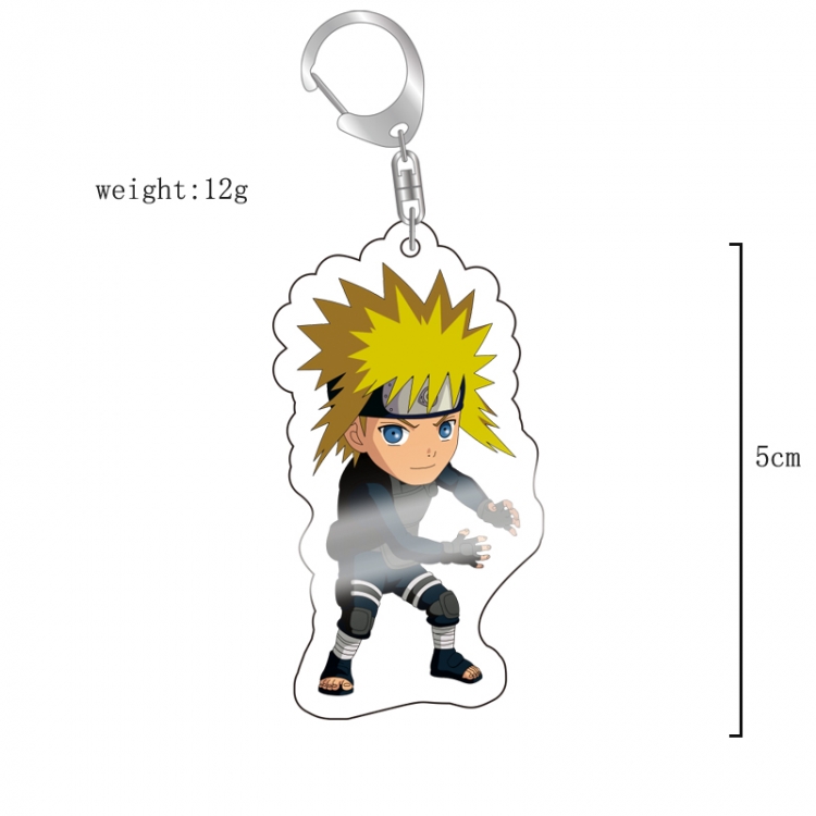Naruto Anime acrylic Key Chain  price for 5 pcs 12086