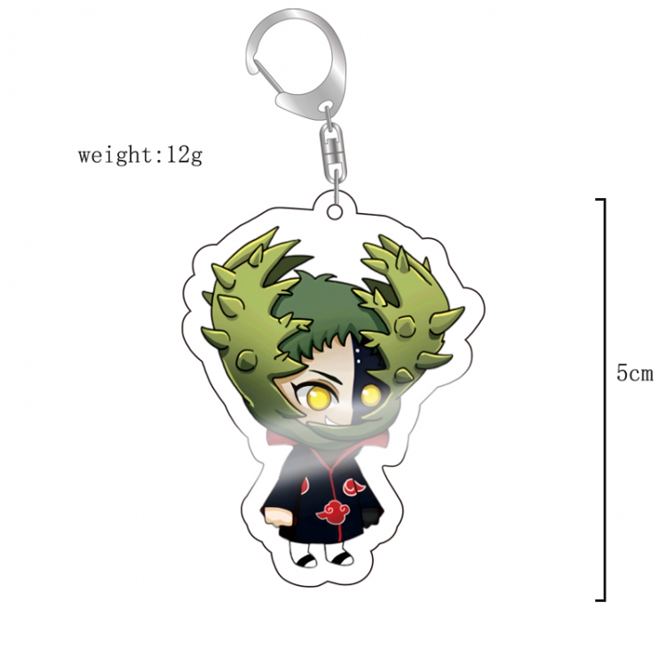 Naruto Anime acrylic Key Chain  price for 5 pcs 12099