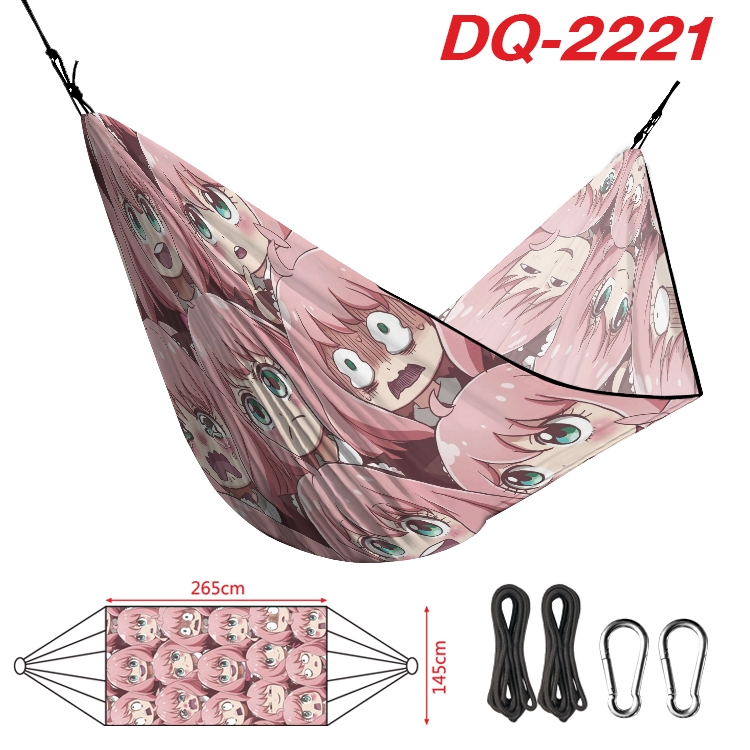 SPY×FAMILY Outdoor full color watermark printing hammock 265x145cm DQ-2221