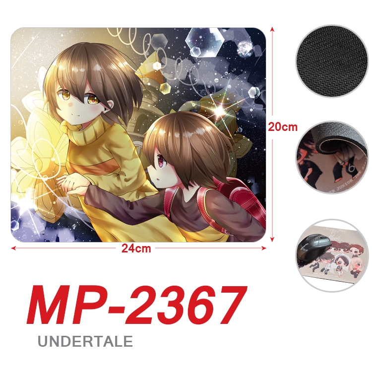 Undertale Anime Full Color Printing Mouse Pad Unlocked 20X24cm price for 5 pcs MP-2367