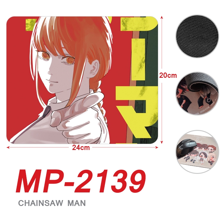 Chainsaw Man Anime Full Color Printing Mouse Pad Unlocked 20X24cm price for 5 pcs MP-2139