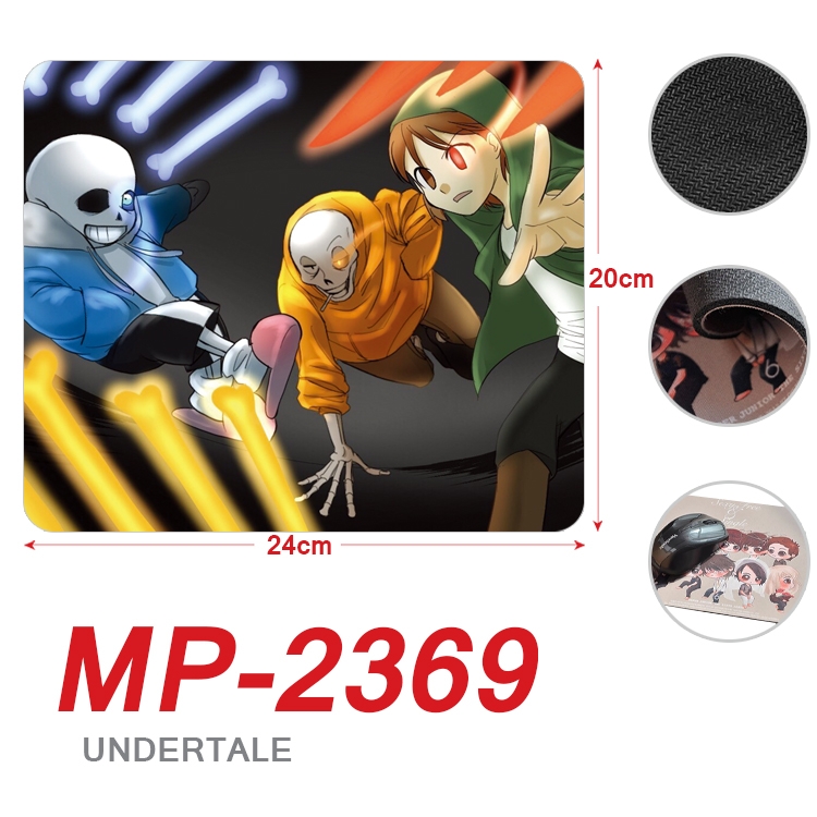 Undertale Anime Full Color Printing Mouse Pad Unlocked 20X24cm price for 5 pcs  MP-2369