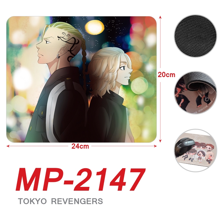 Tokyo Revengers Anime Full Color Printing Mouse Pad Unlocked 20X24cm price for 5 pcs  MP-2147