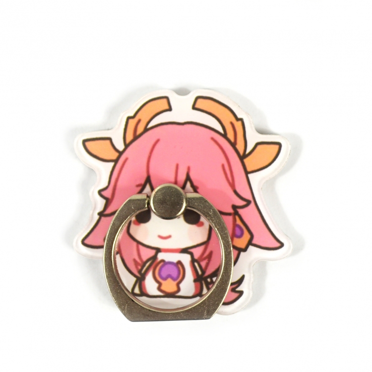 Genshin Impact Anime Peripheral Acrylic Ring Buckle price for 5 pcs 6751