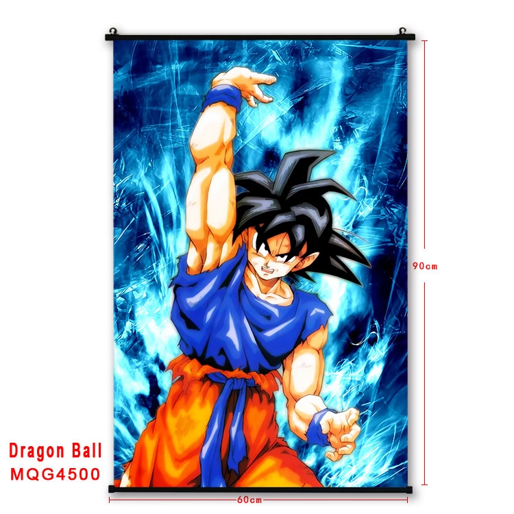 DRAGON BALL black Plastic rod Cloth painting Wall Scroll 60X90CM  MQG-4500