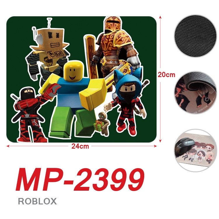 Robllox Anime Full Color Printing Mouse Pad Unlocked 20X24cm price for 5 pcs MP-2399