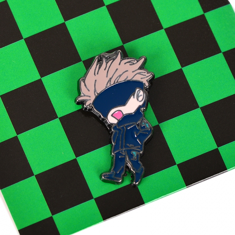 Jujutsu Kaisen Anime cartoon metal brooch badge price for 5 pcs