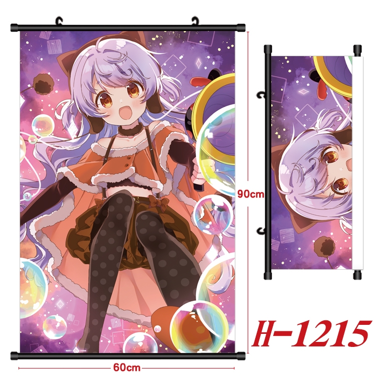 Magical Girl Madoka of the Magus  Anime Black Plastic Rod Canvas Painting 60X90CM  H1215