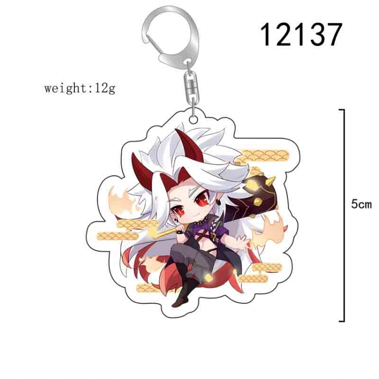 Genshin Impact Anime acrylic Key Chain  price for 5 pcs  12137
