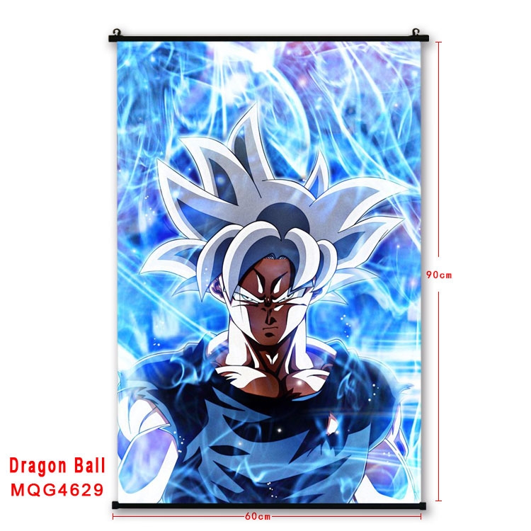 DRAGON BALL black Plastic rod Cloth painting Wall Scroll 60X90CM  MQG-4629