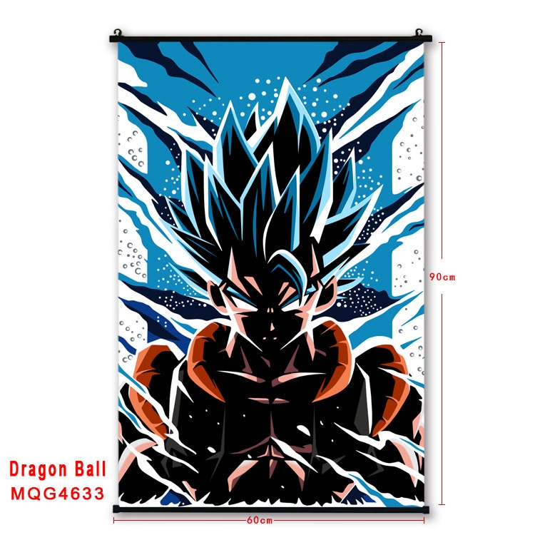 DRAGON BALL black Plastic rod Cloth painting Wall Scroll 60X90CM MQG-4633