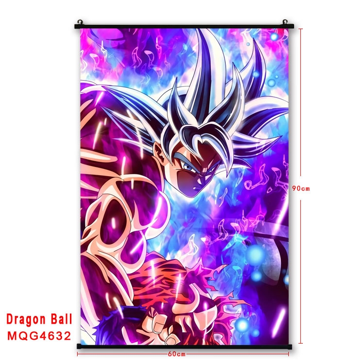 DRAGON BALL black Plastic rod Cloth painting Wall Scroll 60X90CM  MQG-4632