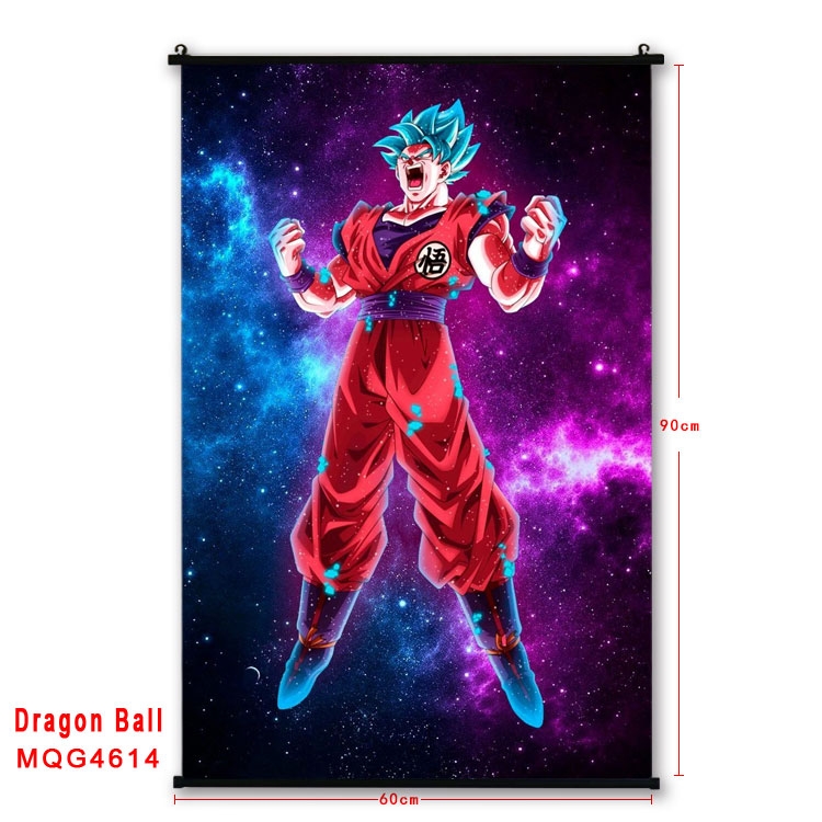 DRAGON BALL black Plastic rod Cloth painting Wall Scroll 60X90CM MQG-4615