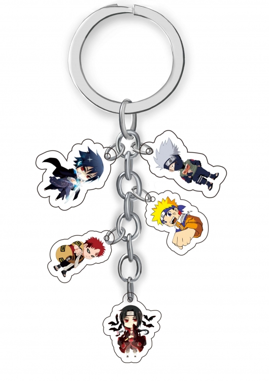 Naruto Anime acrylic Key Chain price for 5 pcs  A323