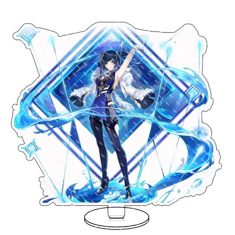 Genshin Impact Anime characters acrylic Standing Plates Keychain 15CM 52667