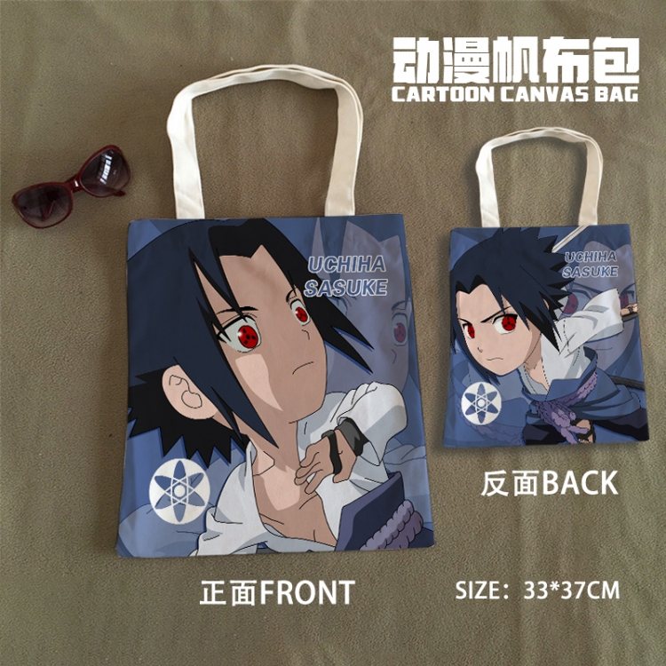 Naruto Anime Canvas Bag Shoulder Shopping Bag 33x37cm