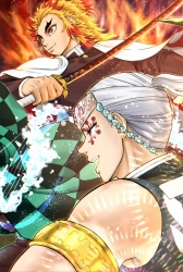 Demon Slayer Kimets black Plas...