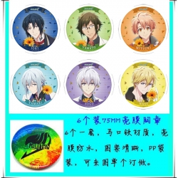 IDOLiSH7 Anime round Badge Bri...