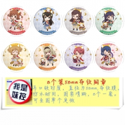 girl opera Anime round Badge c...