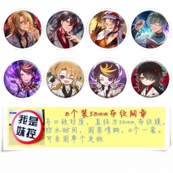 Rainbow Club Anime round Badge...
