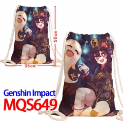 Genshin Impact Canvas Drawstri...