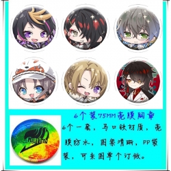Rainbow Club Anime round Badge...