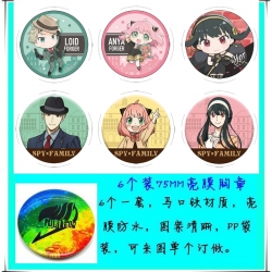 SPY×FAMILY Anime round Badge B...