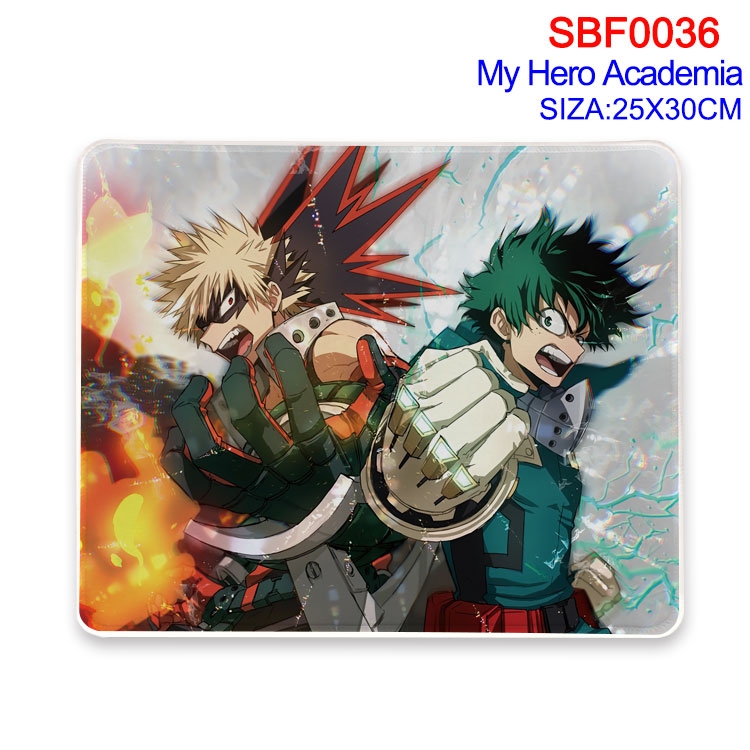 My Hero Academia Anime peripheral mouse pad 25X30CM SBF-036