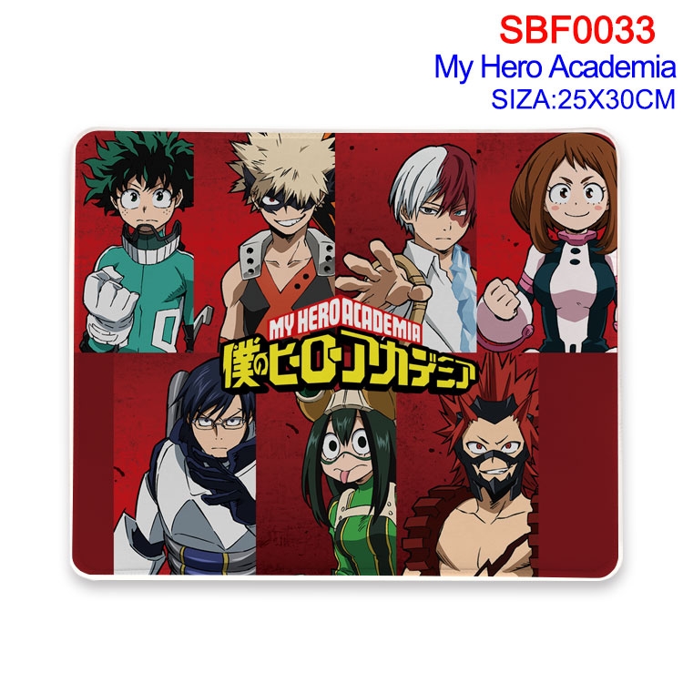 My Hero Academia Anime peripheral mouse pad 25X30CM SBF-033