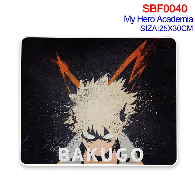 My Hero Academia Anime peripheral mouse pad 25X30CM  SBF-040