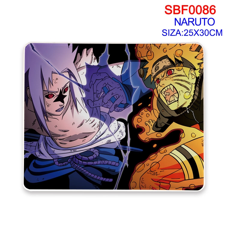 Naruto Anime peripheral mouse pad 25X30CM  SBF-086