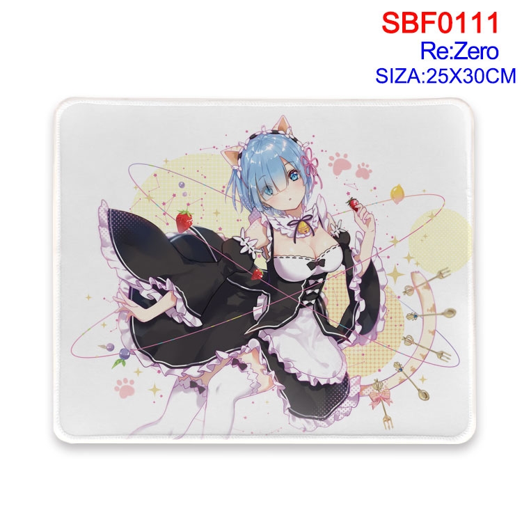 Re:Zero kara Hajimeru Isekai Seikatsu Anime peripheral mouse pad 25X30CM  SBF-111