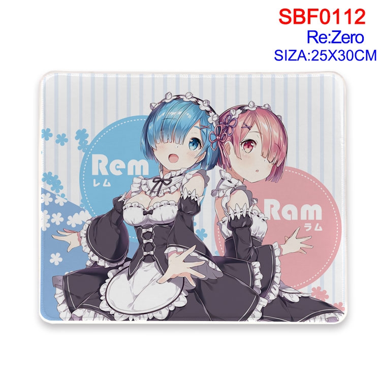 Re:Zero kara Hajimeru Isekai Seikatsu Anime peripheral mouse pad 25X30CM  SBF-112