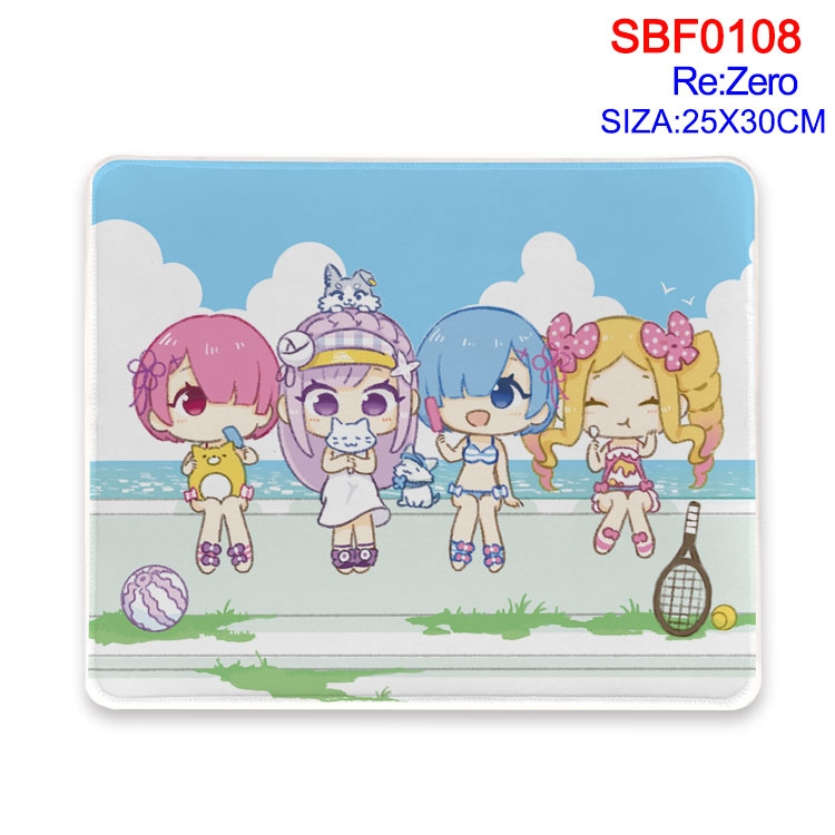 Re:Zero kara Hajimeru Isekai Seikatsu Anime peripheral mouse pad 25X30CM  SBF-108