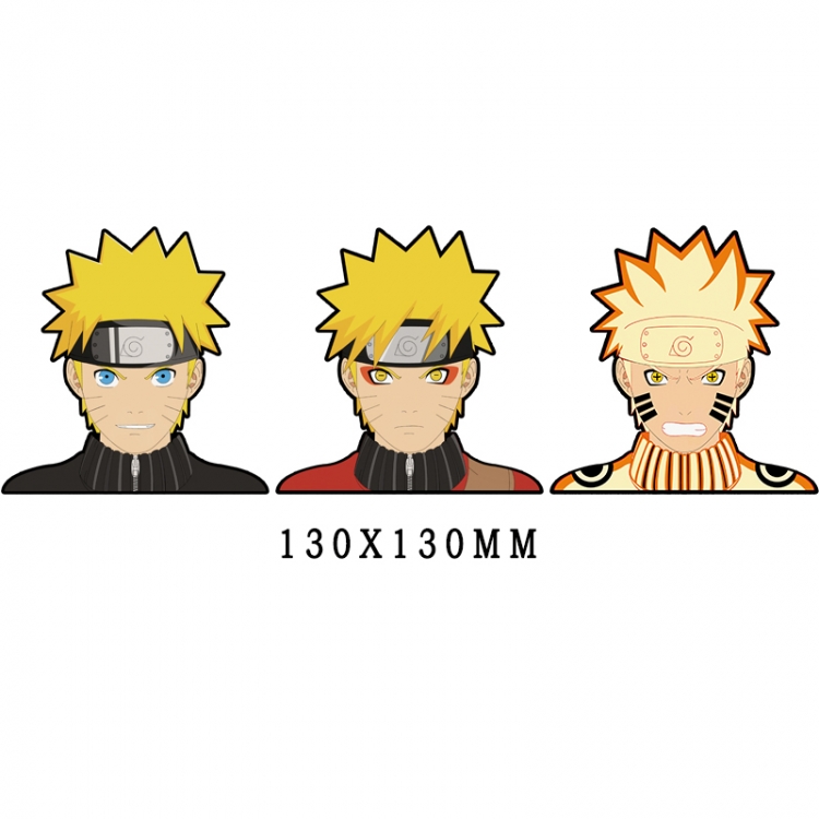 Naruto Magic 3D HD variable map car computer animation stickers price for 2 pcs