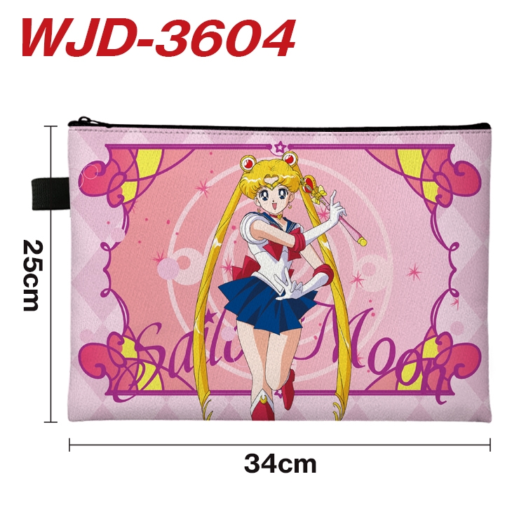 sailormoon Anime Peripheral Full Color A4 File Bag 34x25cm WJD-3604