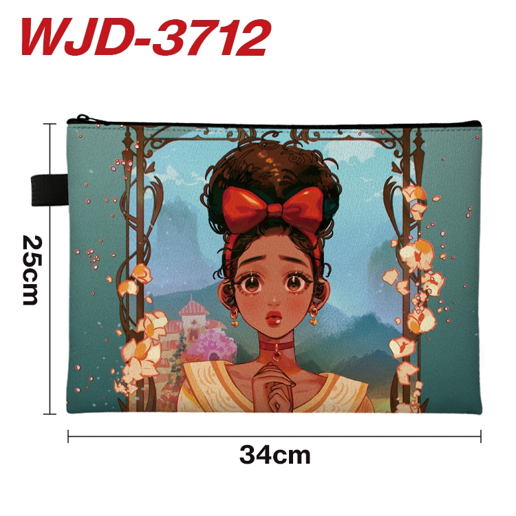 full house of magic  Anime Peripheral Full Color A4 File Bag 34x25cmWJD-3712